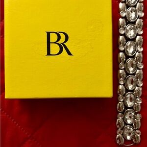 Banana Republic Silver Gemstone Bracelet